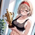 【今日の腹筋】入賞トロフィー 3枚目