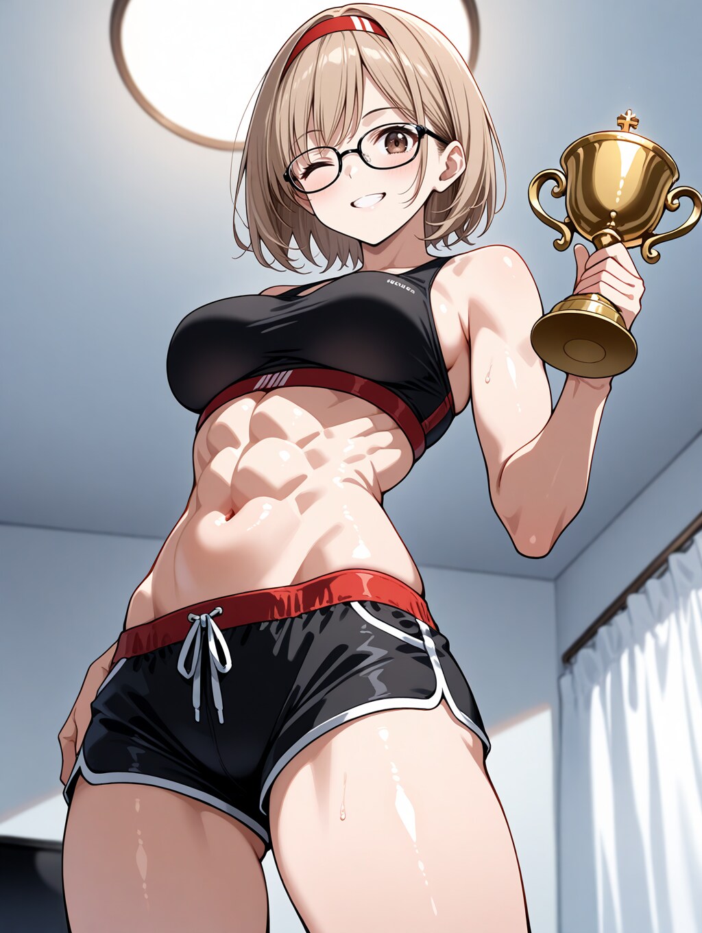 【今日の腹筋】入賞トロフィー