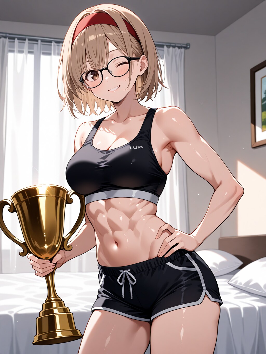 【今日の腹筋】入賞トロフィー