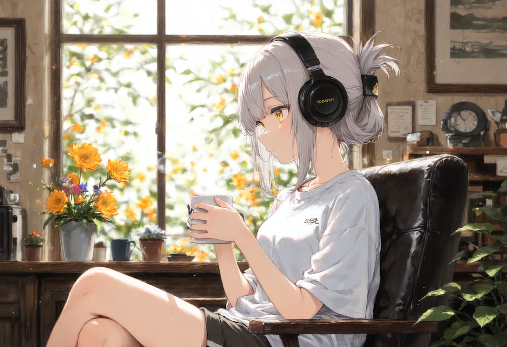 看板娘　flowers
