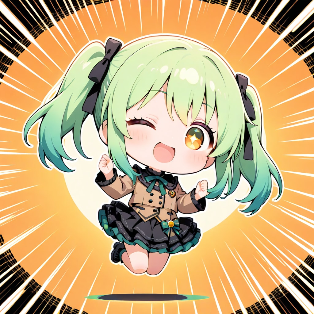 元気いっぱい SDりおちゃん | の人気AIイラスト・グラビア