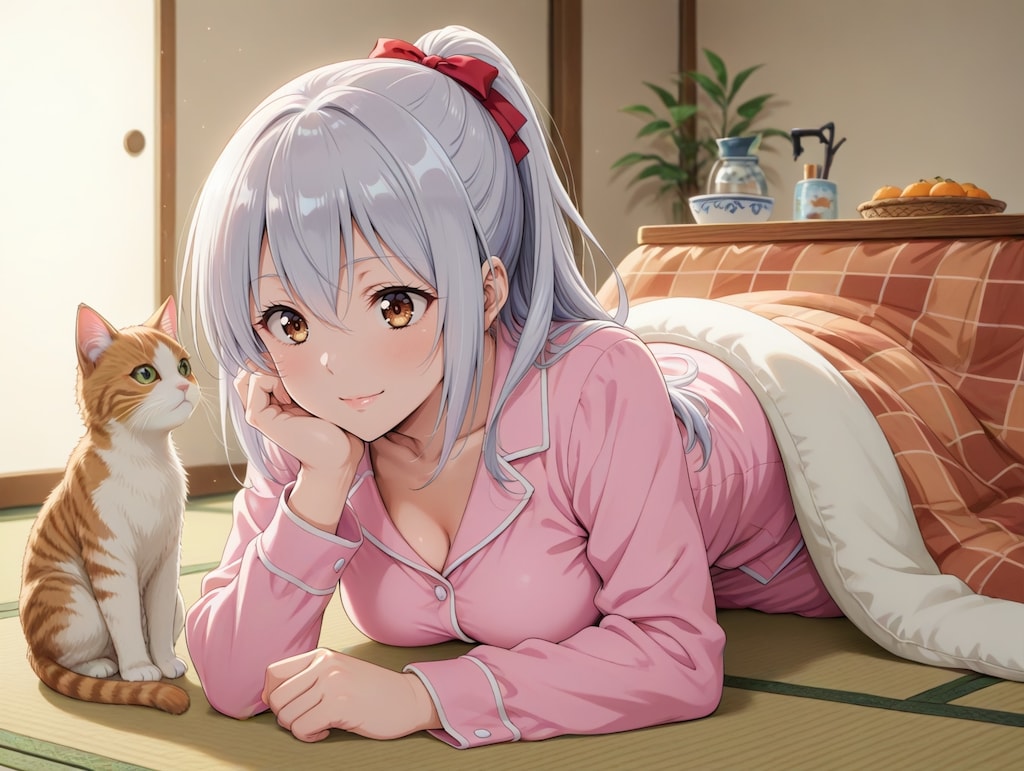 こたつと子猫とエル