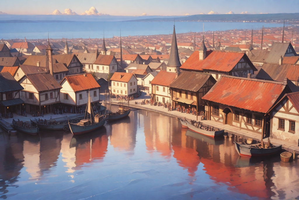 風景チャレンジ（港町）