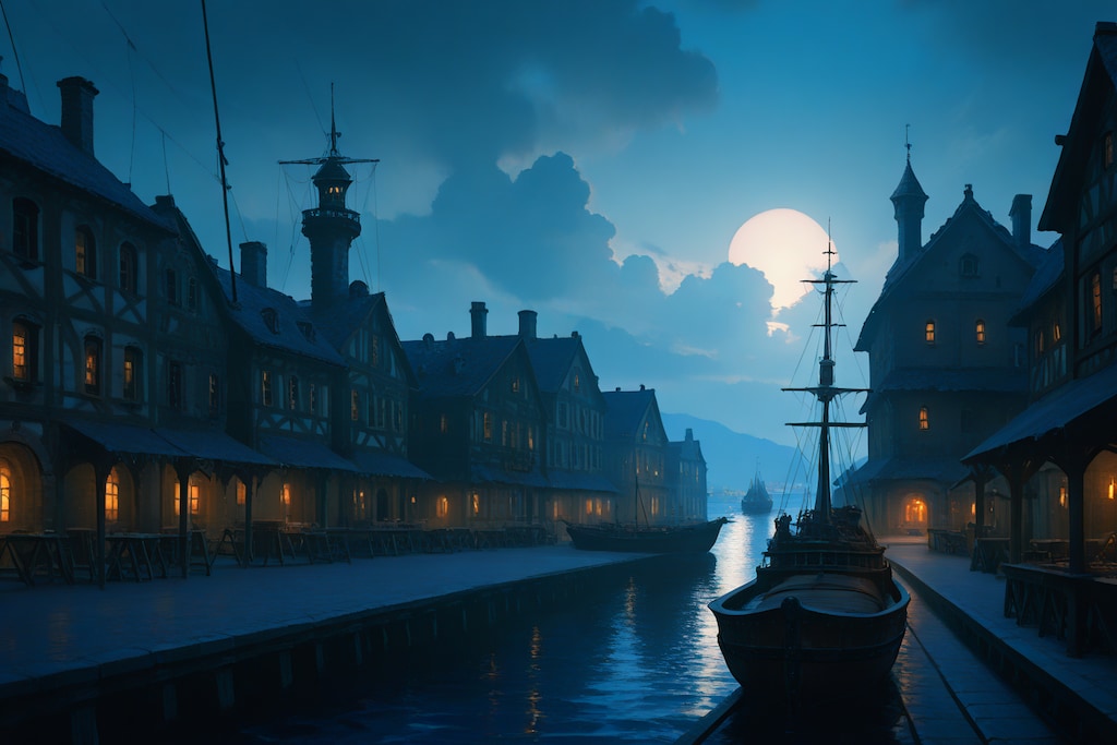 風景チャレンジ（港町）