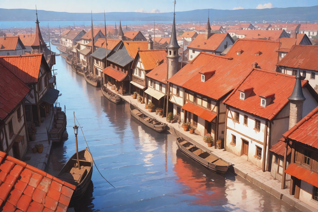 風景チャレンジ（港町）