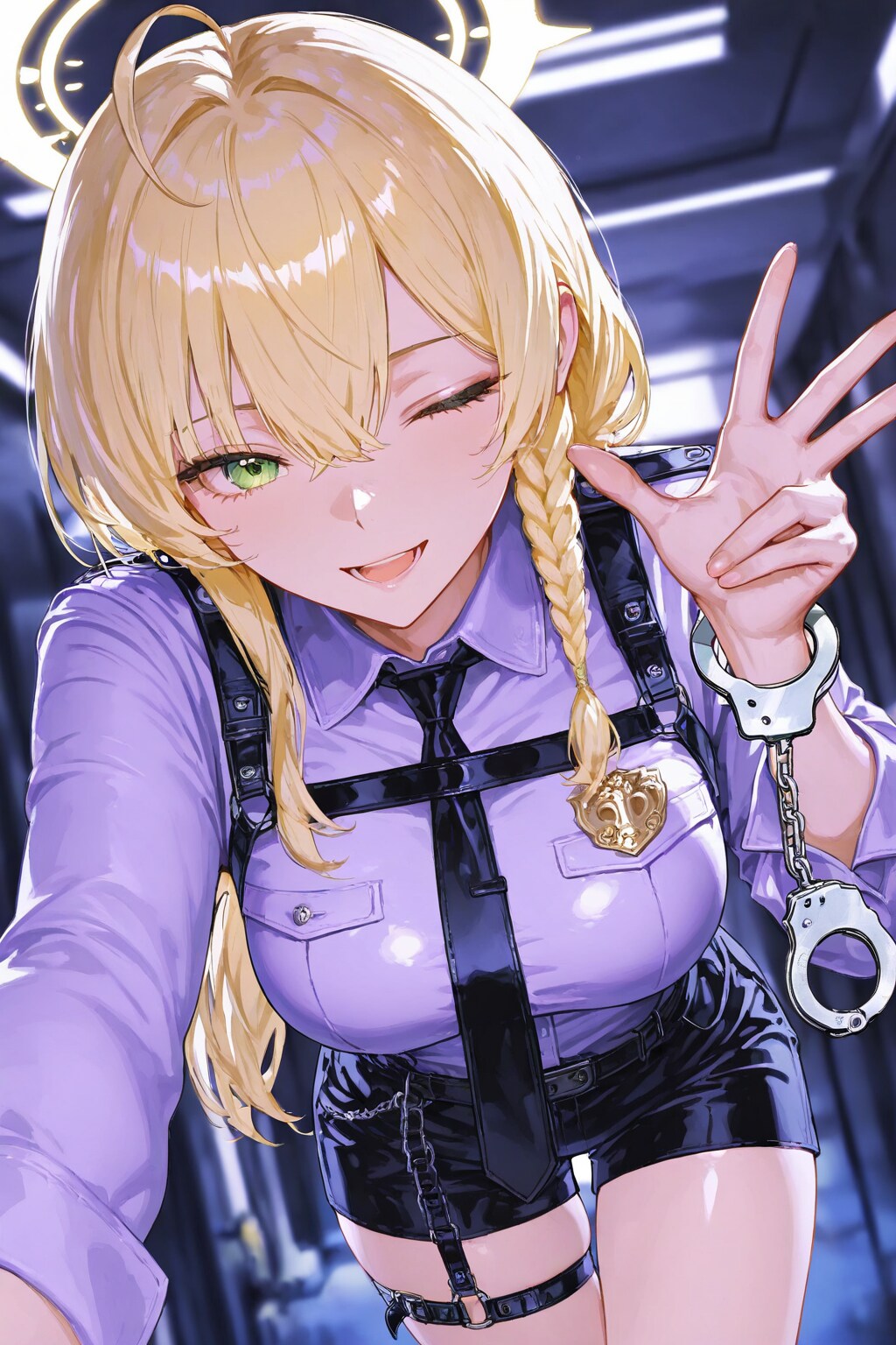 お姉さんの言うこと聞けないなら逮捕しちゃうぞっ♡