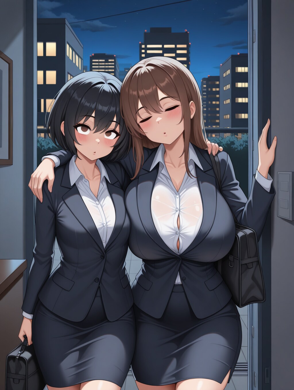 週末女子会帰り