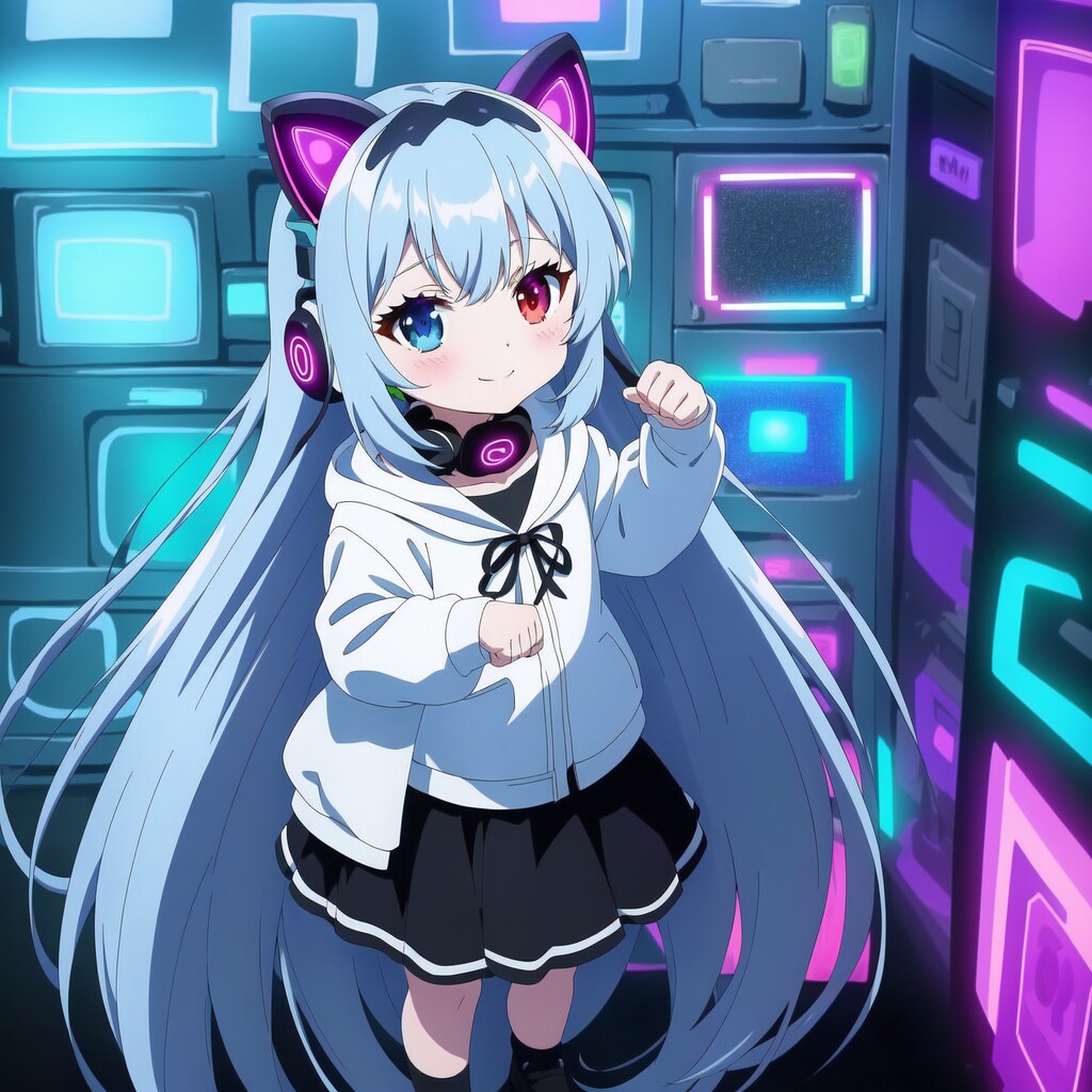 パーカー少女