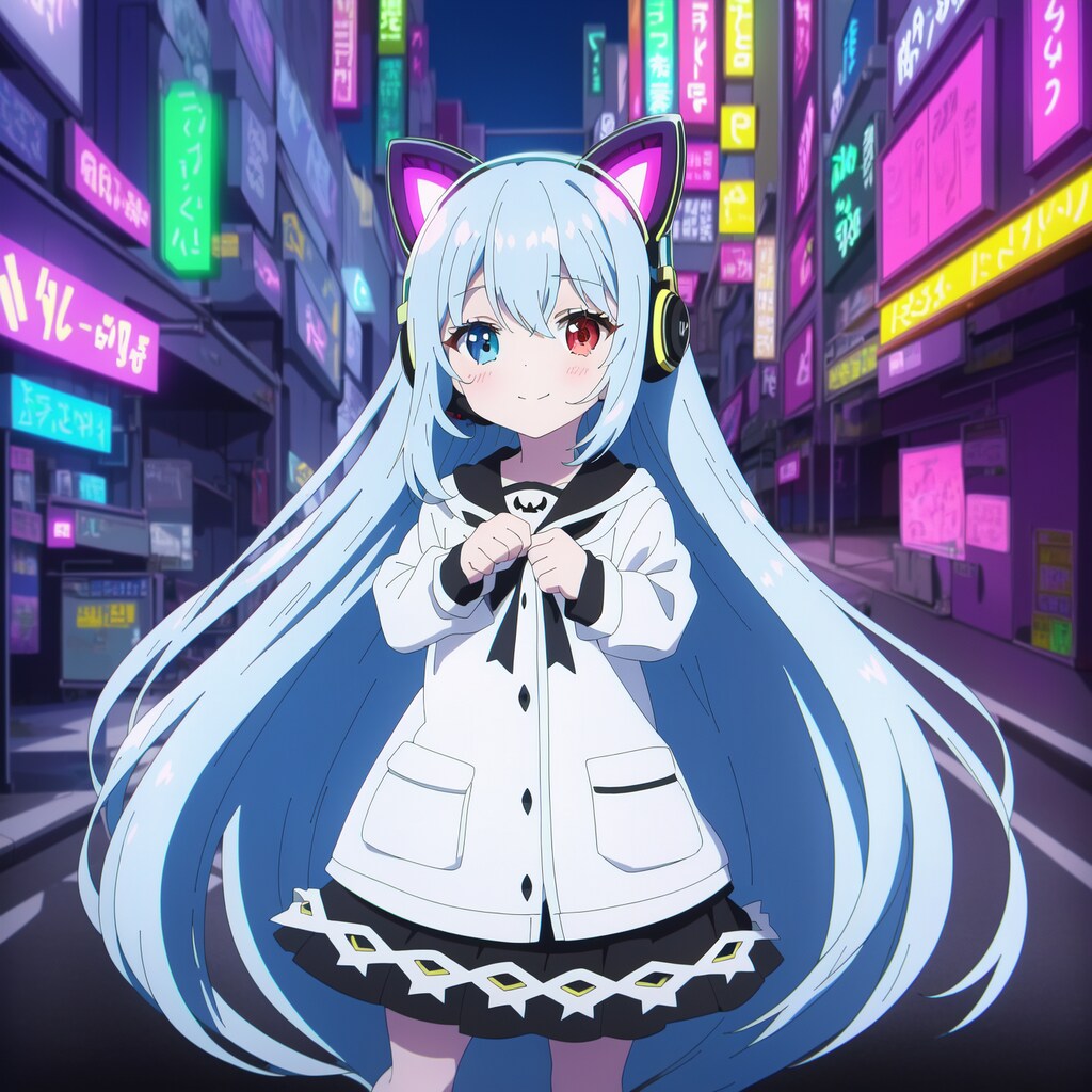 パーカー少女