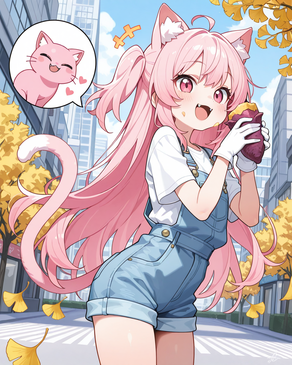 お芋とねこ | の人気AIイラスト・グラビア