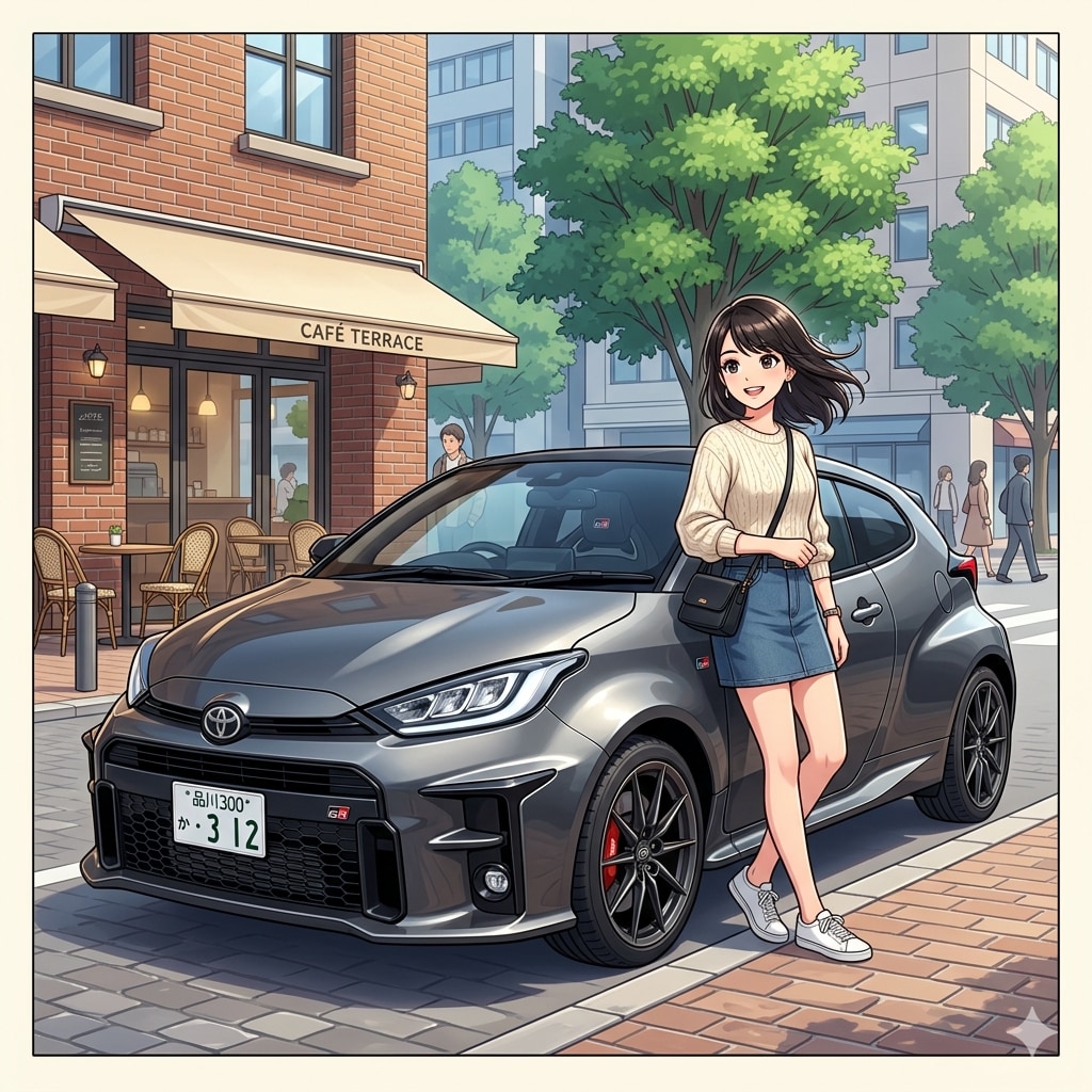 ちちぷい民の理想を打ち砕くGRヤリス | の人気AIイラスト・グラビア