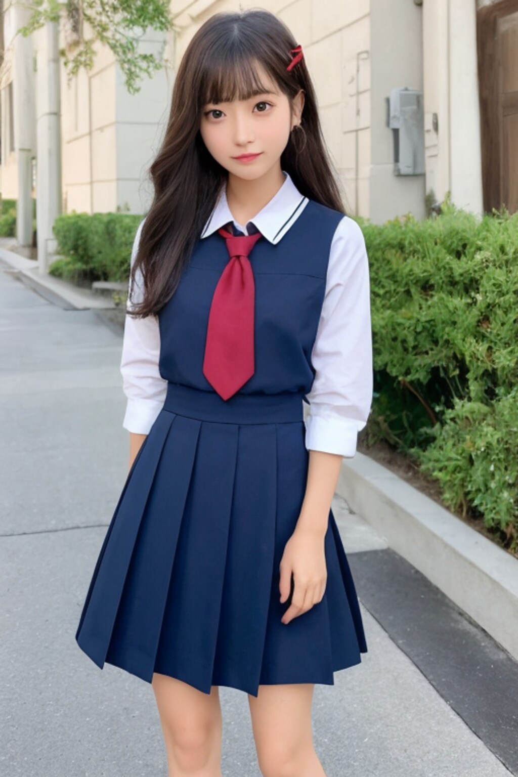 093　伝統的セーラー服に挑む