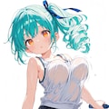 揺れるのが好き👀？うちの子早川宵のなわとび 2枚目