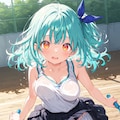 揺れるのが好き👀？うちの子早川宵のなわとび 4枚目