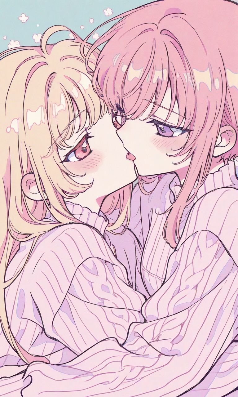 百合キス2 | の人気AIイラスト・グラビア