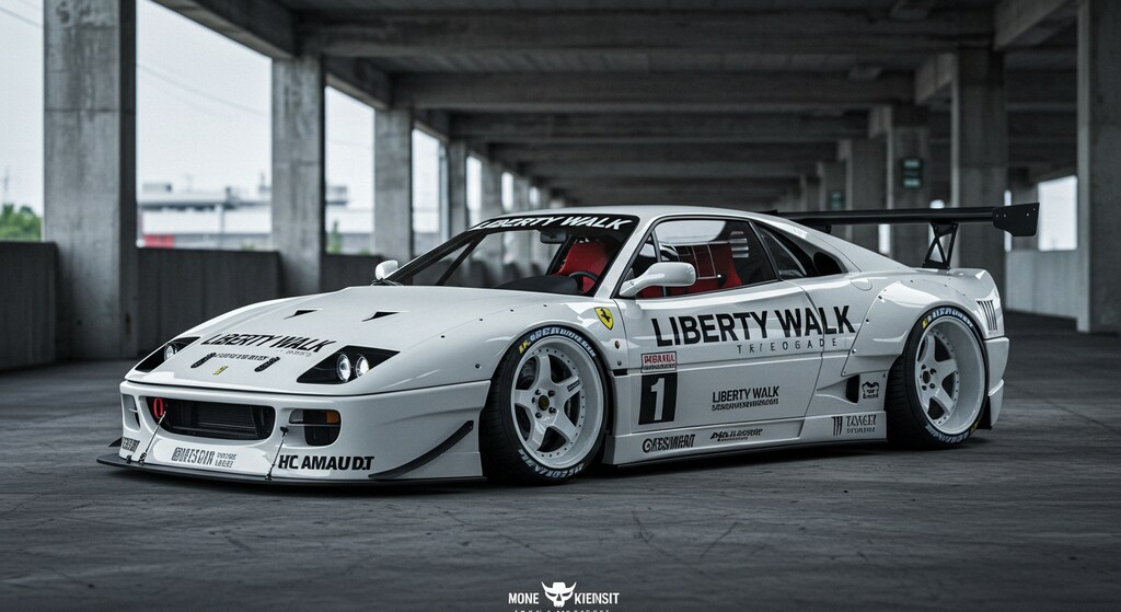 リバティーウォークフェラーリのドリ車