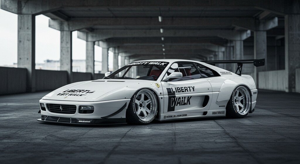 リバティーウォークフェラーリのドリ車