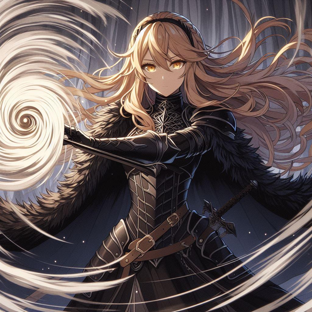 渦巻く風魔法