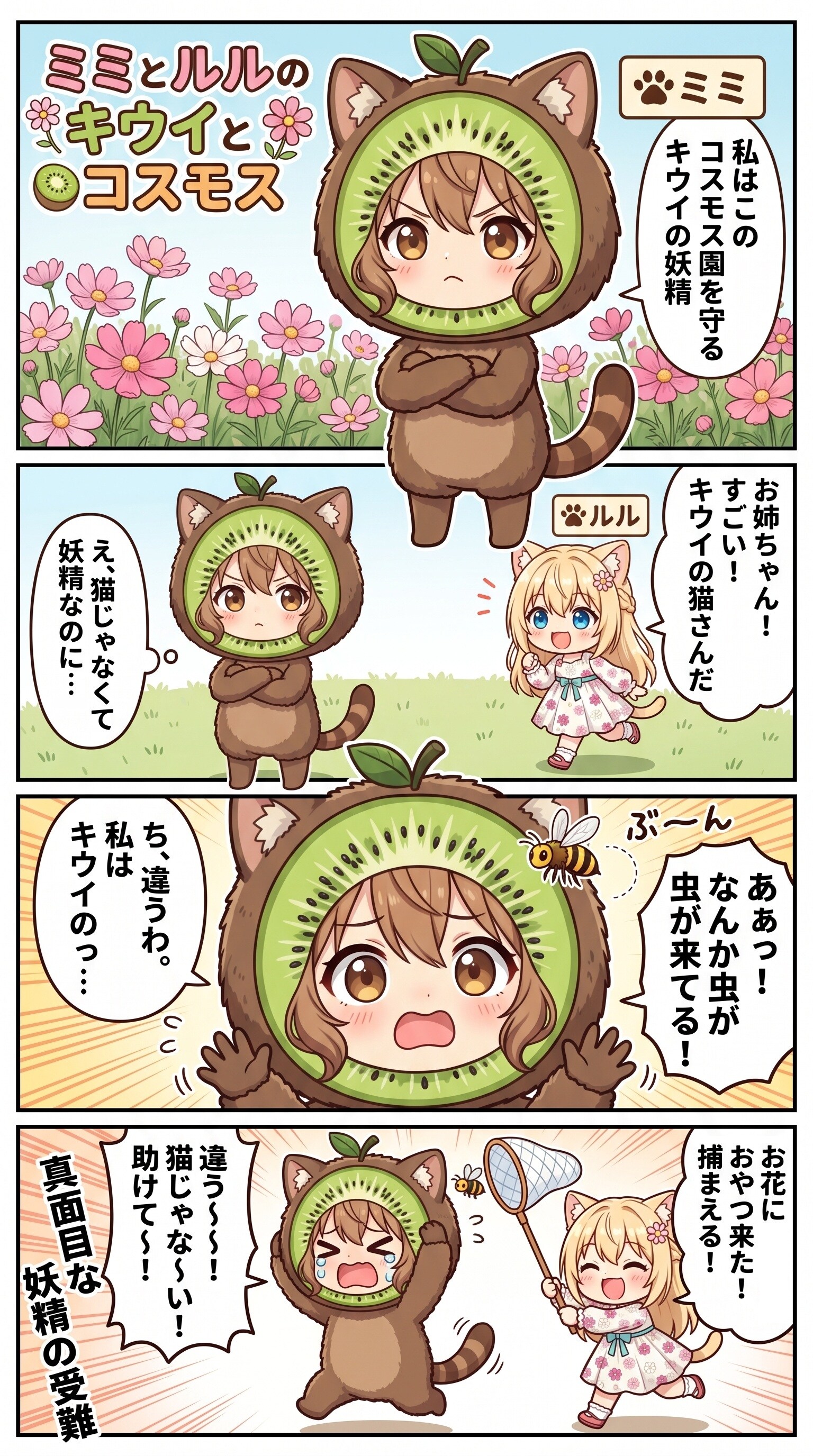 キウイとコスモス | の人気AIイラスト・グラビア