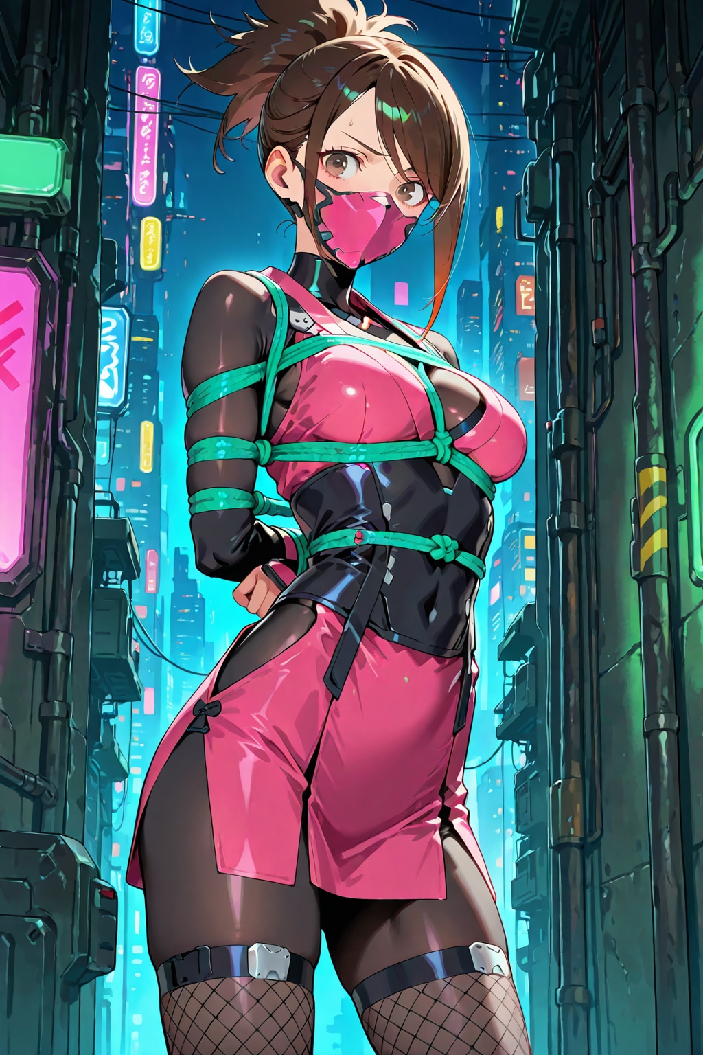 囚われのくノ一ピンク