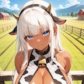 新鮮なミルク、飲みたい？ ふふっ……私の『ミルク』も、乳暖簾の下ですぐ飲めるよ♡ 3枚目