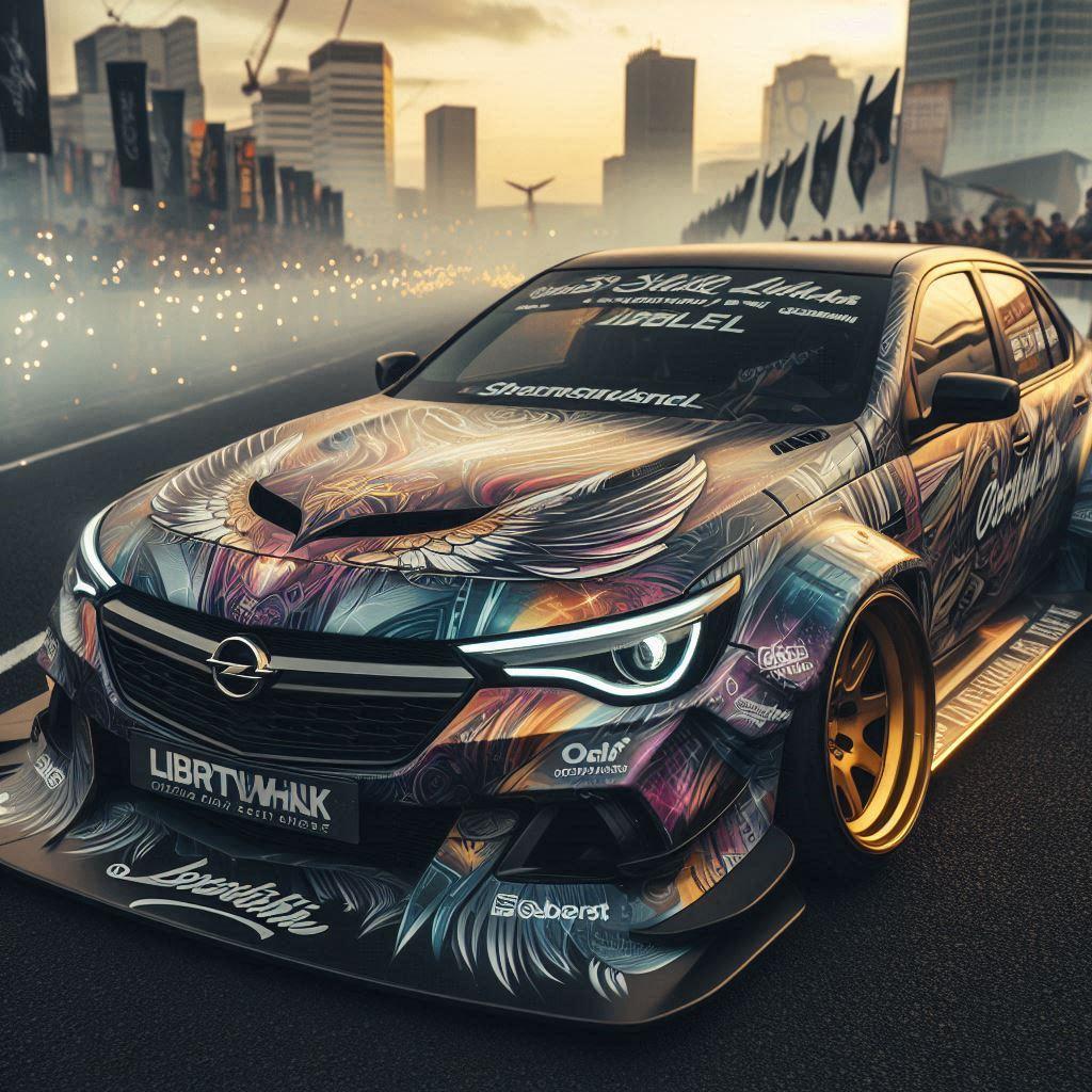 リバティーウォークオペルアストラのドリ車 | の人気AIイラスト・グラビア