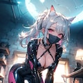 高解像度化テスト i2i 怪盗ねこ 2枚目