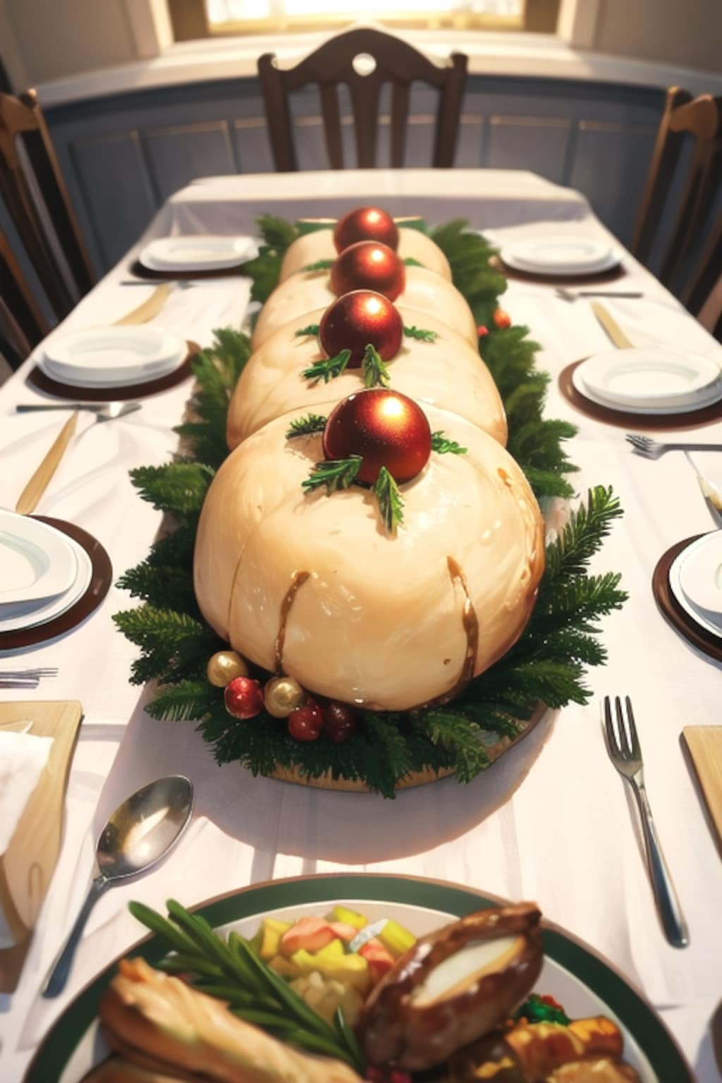 クリスマスの食卓