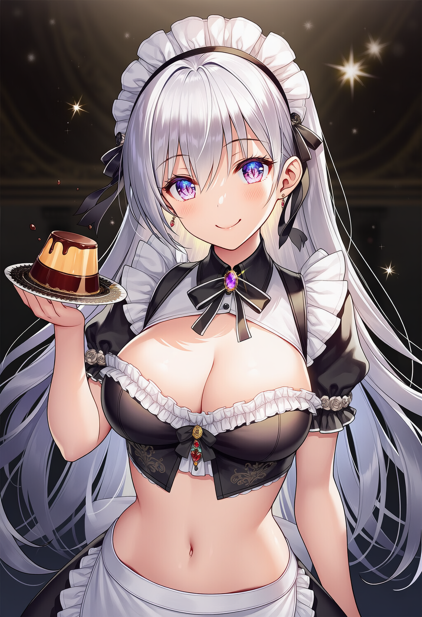 メイドの美少女