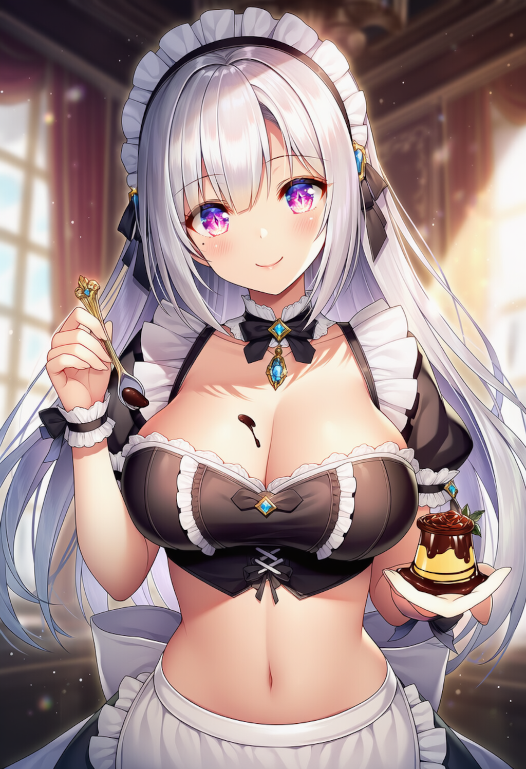 メイドの美少女