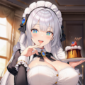 メイドの美少女 2枚目