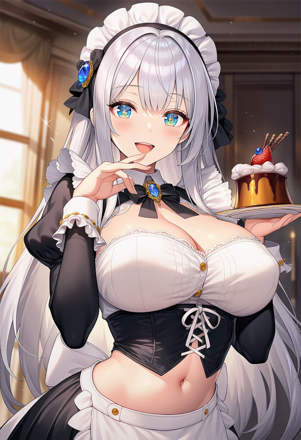 メイドの美少女