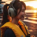 空母の甲板にて 2枚目