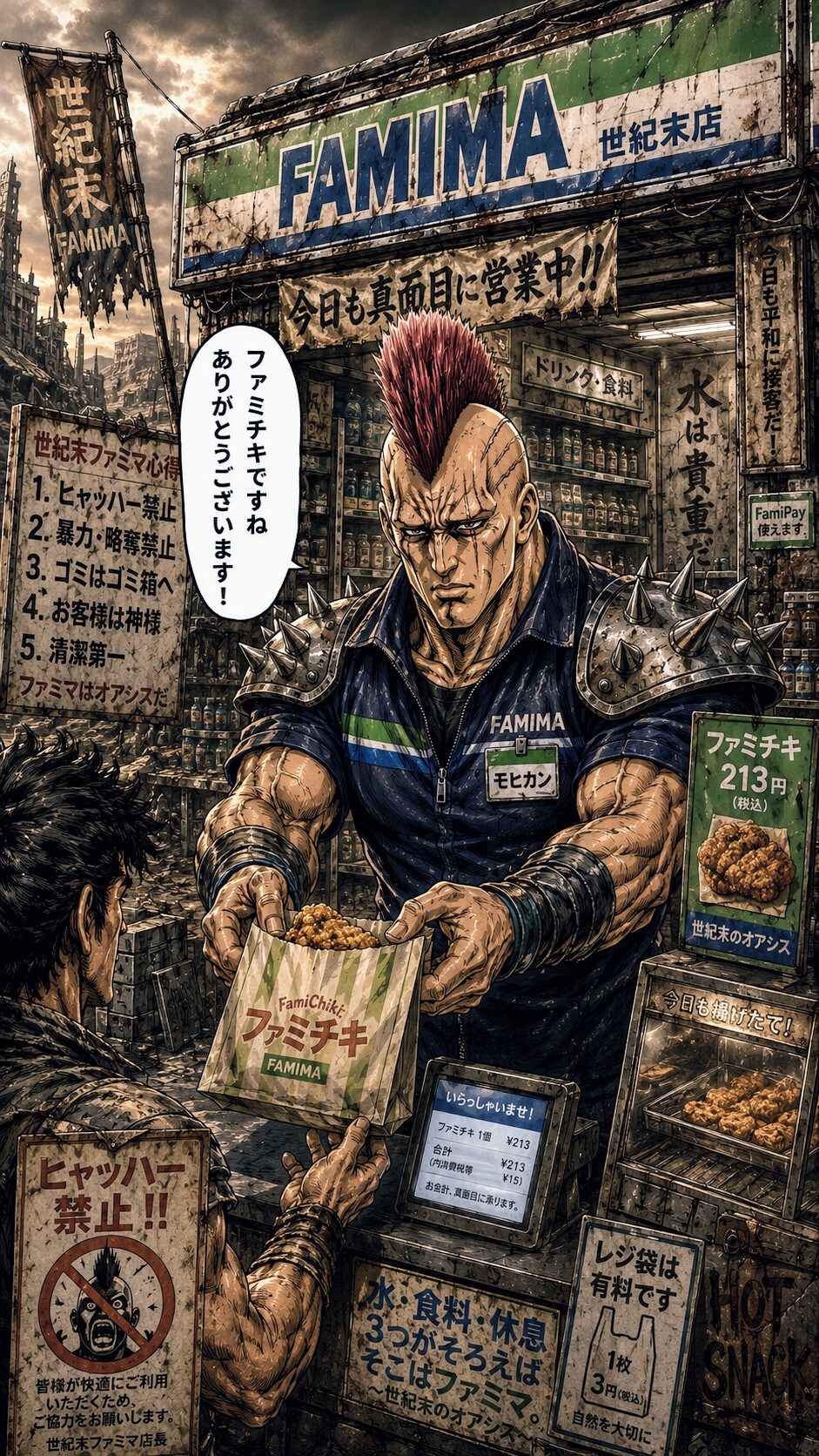 ファミマ世紀末店🏪