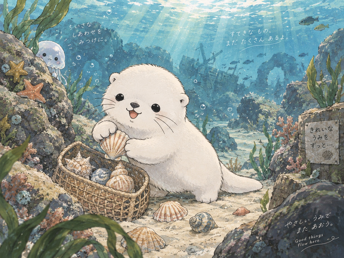 貝集め | の人気AIイラスト・グラビア