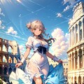 ローマの礼装トガです 2枚目