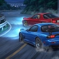 2台のRX-7 ギャルちゃんとピンクアプドゥちゃん 3枚目