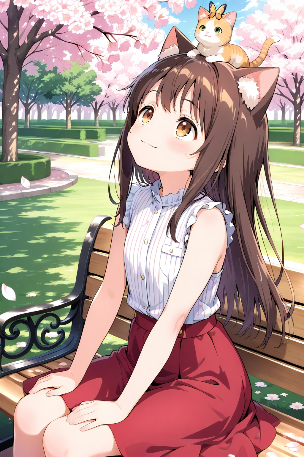 ネコ娘のちーちゃん🐈✨２８ | の人気AIイラスト・グラビア