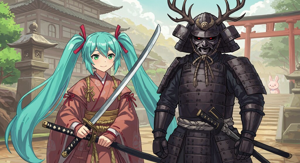 初音ミクと時代劇