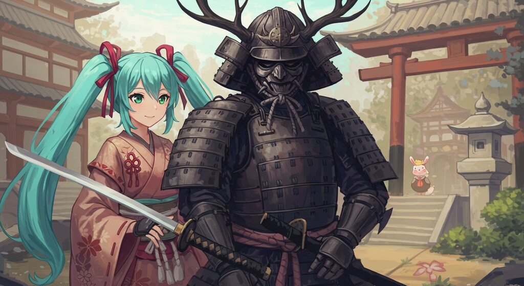 初音ミクと時代劇