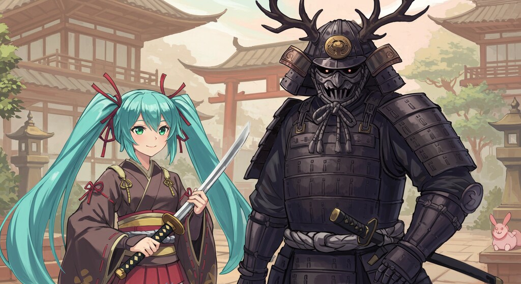 初音ミクと時代劇