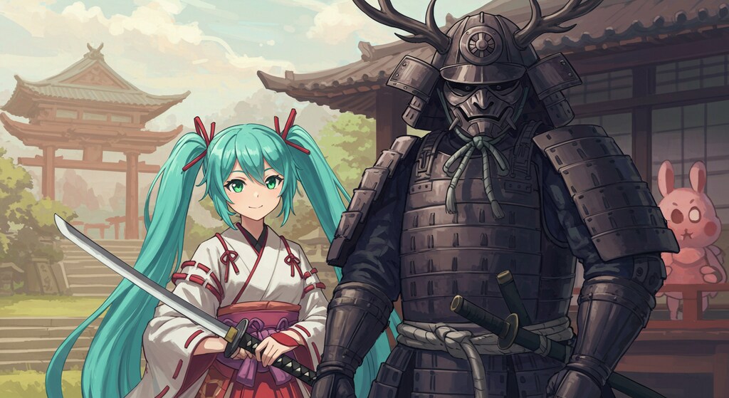 初音ミクと時代劇