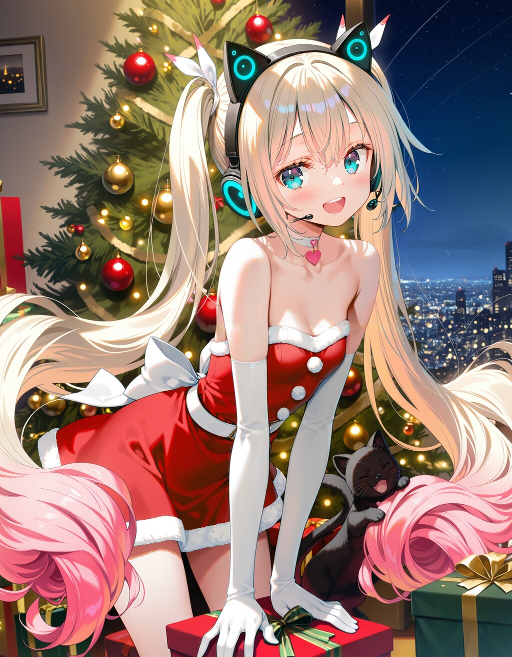 クリスマス電脳アイドルさん