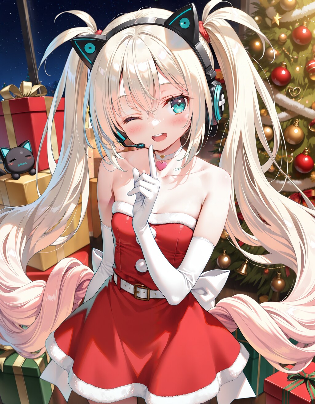 クリスマス電脳アイドルさん