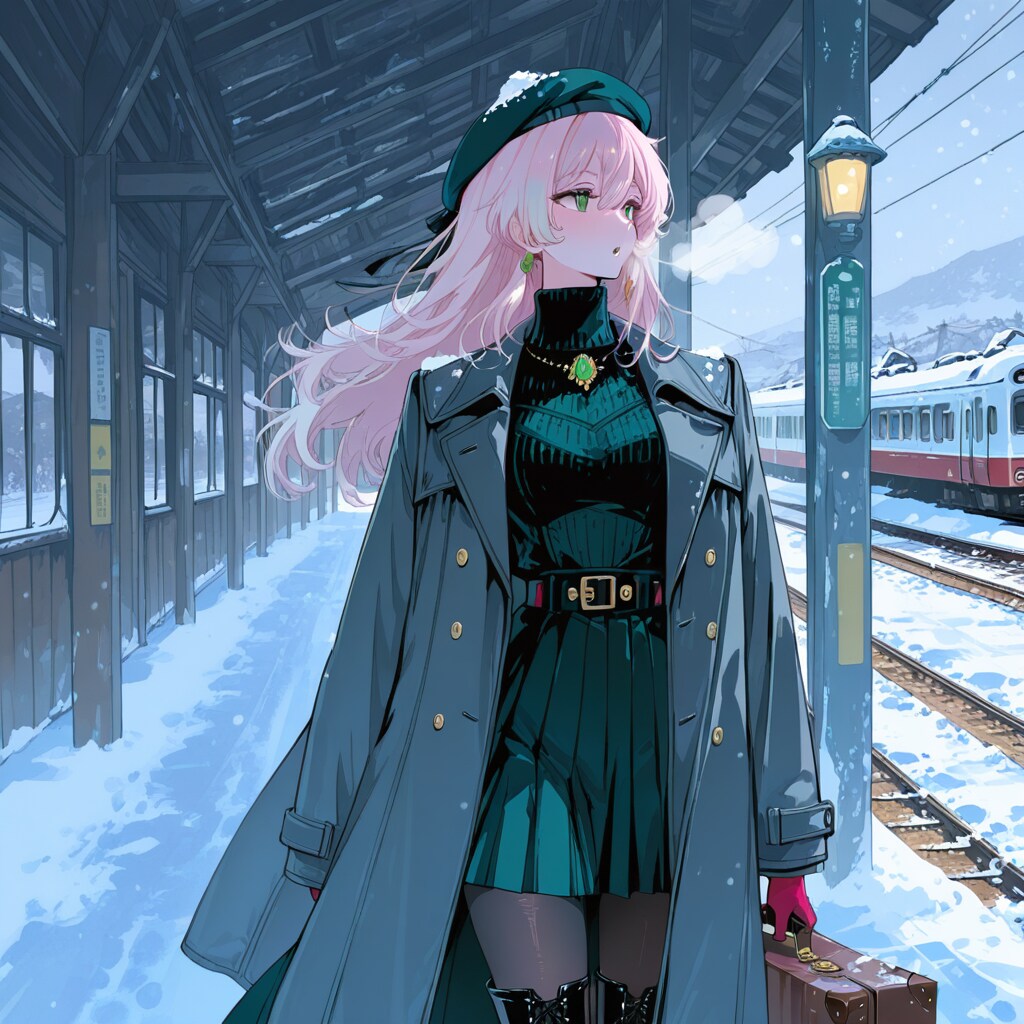 凍てつく駅で、春を待つ