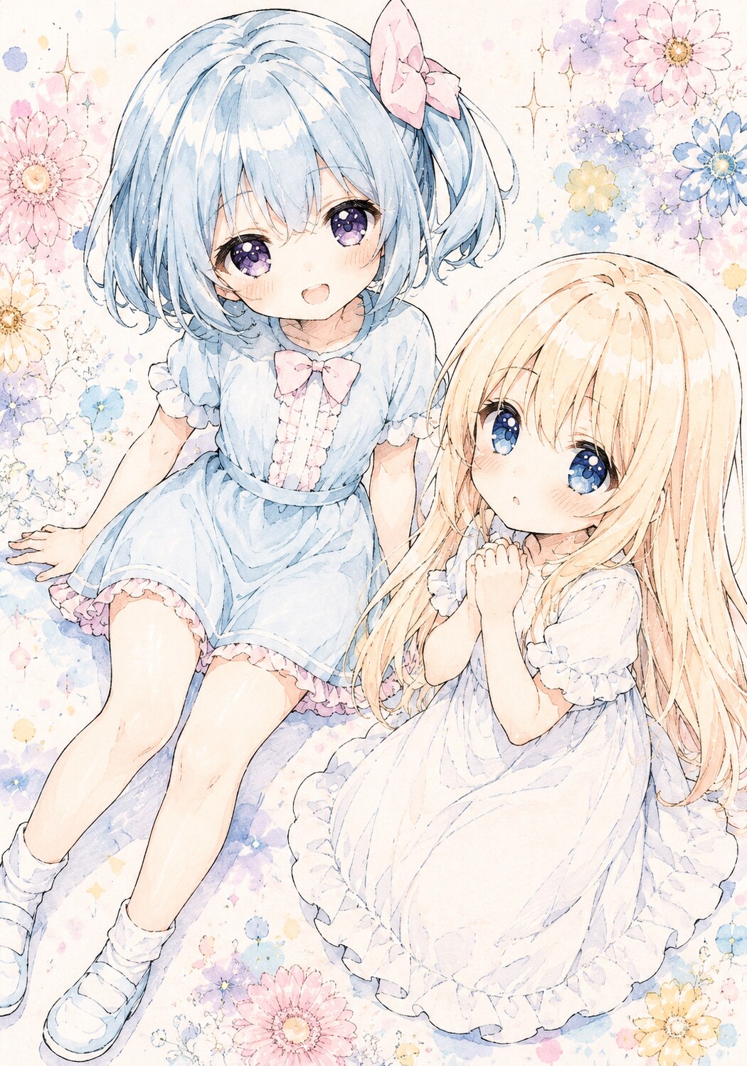 よよ子とうる子の花ものがたり