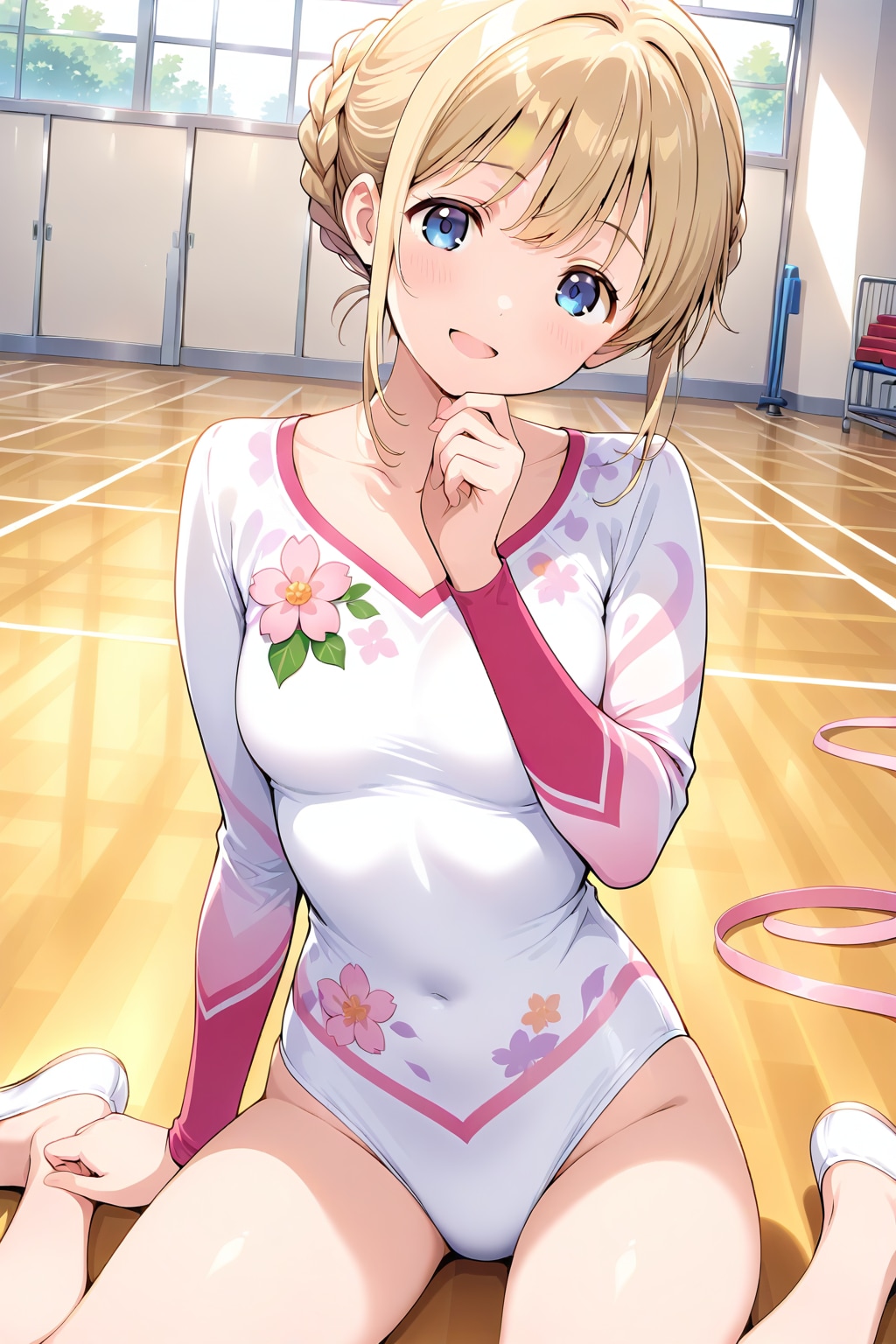 新体操部の瑛梨ちゃん✨１４５ | の人気AIイラスト・グラビア