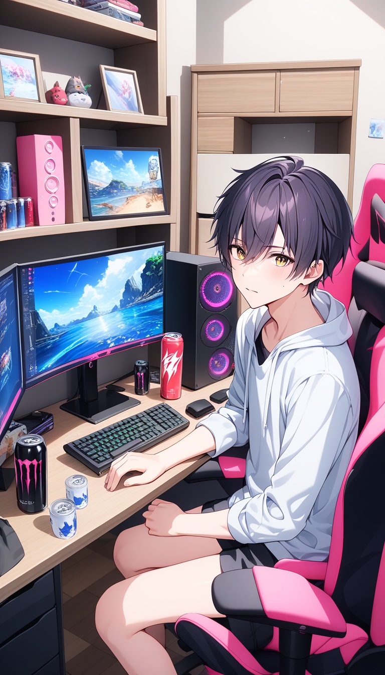 ゲーミング男子 | の人気AIイラスト・グラビア