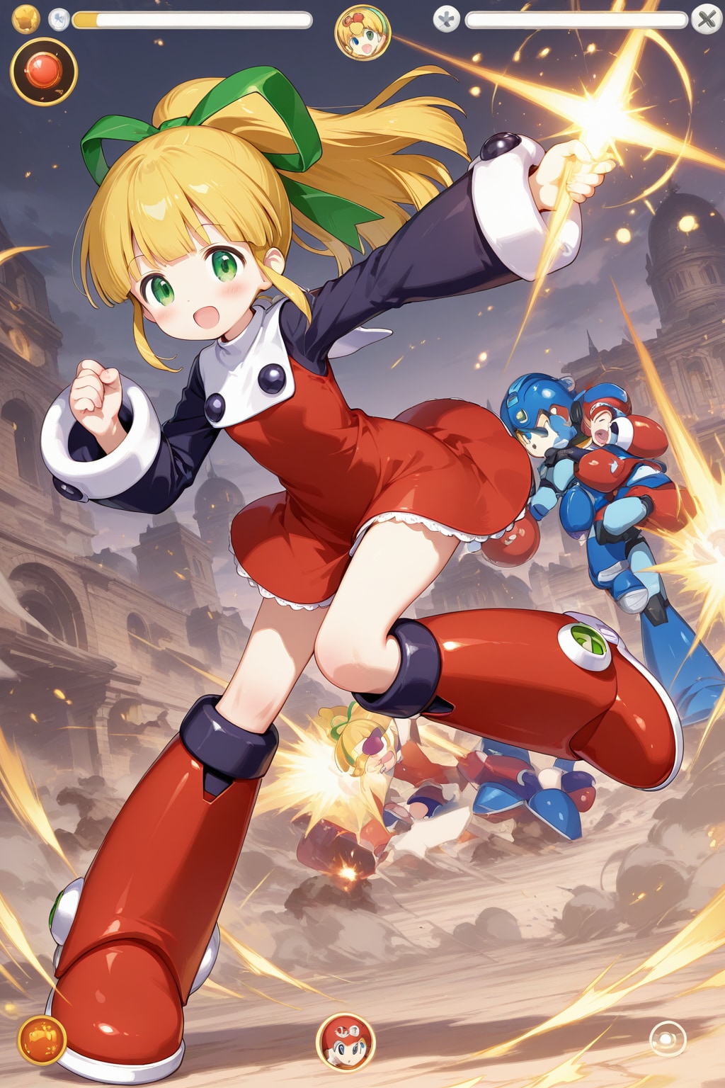 ロックマンとローリーちゃん