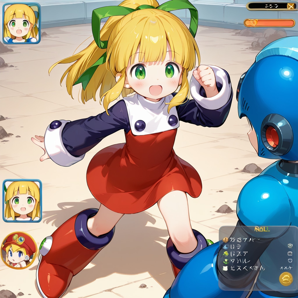 ロックマンとローリーちゃん